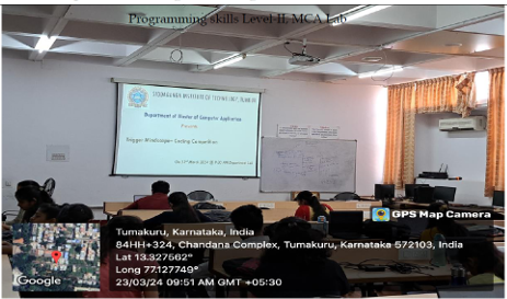 Guest Lecturing By Mr. Mr.Johnson Tellis, CEO, Sahyadri college of Engineering and Management Co-founder and CEO of InUnity, on Social innovative projects formulation and documentation