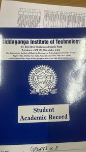 Mr. Chinmay M, VI Sem, ISE student Participated in VTU State Level Taekwondo championship for men on 16th & 17th April 2025 at BIT, Bangalore. He has won the silver medal.