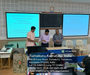 NVIDIA Certification Course on Building Conversational AI applications by 
Dr. Narendra K C, Nvidia Ambassador on 23rd & 24th May 2025